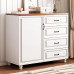 Retro Home Five Drawer Chest