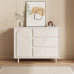 Wood storage chest bedroom cream living room five drawers master bedroom end cabinet drawer