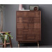 All Solid Wood Five Drawer Dresser Nordic Black Walnut Bedroom Storage Cabinet Modern Minimalist Luxury Living Room All Solid Wood Five Drawer Dresser Nordic Black Walnut Bedroom Storage Cabinet Modern Minimalist Luxury Living Room