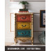 American Solid Wood Dresser European Painted Side Cabinet Decorative Cabinet Bedroom Storage Cabinet Wall Combination Cabinet American Solid Wood Dresser European Painted Side Cabinet Decorative Cabinet Bedroom Storage Cabinet Wall Combination Cabinet