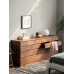Nordic Solid Wood Octagon Cabinet Black Walnut Bedroom Storage Cabinet Nordic Solid Wood Octagon Cabinet Black Walnut Bedroom Storage Cabinet