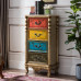 American Solid Wood Vintage Five Drawer Cabinet American Solid Wood Vintage Five Drawer Cabinet