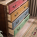 American Solid Wood Vintage Five Drawer Cabinet American Solid Wood Vintage Five Drawer Cabinet