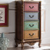 American Solid Wood Vintage Five Drawer Cabinet American Solid Wood Vintage Five Drawer Cabinet
