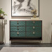 Modern Light Luxury Wood 6Drawer Storage Cabinet
