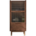 Nordic Walnut Solid Wood Cabinet Storage TV Cabinet Side Cabinet