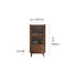Nordic Walnut Solid Wood Cabinet Storage TV Cabinet Side Cabinet