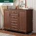 American Style Chest of Drawers Bedroom Living Room Large Capacity Wooden Multifunctional American Style Chest of Drawers Bedroom Living Room Large Capacity Wooden Multifunctional