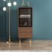 Italian Style Minimalist Wardrobe Mini Bookcase Narrow Cabinet Storage Cabinet Living Room Glass Door Storage Cabinet TV Stand Italian Style Minimalist Wardrobe Mini Bookcase Narrow Cabinet Storage Cabinet Living Room Glass Door Storage Cabinet TV Stand