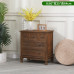 American Wood Resin Storage Cabinet Narrow Side Cabinet for Living Room Bedroom
