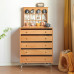 Nordic Cherry Wood Five Drawer Cabinet Nordic Cherry Wood Five Drawer Cabinet