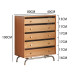 Nordic Cherry Wood Five Drawer Cabinet Nordic Cherry Wood Five Drawer Cabinet