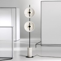 Nordic Marble Living Room Decor Simple Modern Art Bedroom Creative Study Room Model Home Floor Lamp
