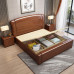 Double Bed Chinese Style Modern Simple Budget High Storage Master Bedroom Wedding Bed Double Bed Chinese Style Modern Simple Budget High Storage Master Bedroom Wedding Bed