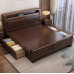Golden Teak Solid Wood Bed for Small Home Golden Teak Solid Wood Bed for Small Home