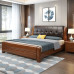 Real Wood Chinese Bed Leather Soft Cushioned Headboard Single Twin Air Pressure Drawer High Chest Storage Bed Marriage Bed 2M Big Bed Real Wood Chinese Bed Leather Soft Cushioned Headboard Single Twin Air Pressure Drawer High Chest Storage Bed Marriage Bed 2M Big Bed