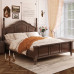 American Countryside Wooden Bed Modern Minimalist Vintage Bed Double Bed Luxury Wedding Bed Bedroom Furniture American Countryside Wooden Bed Modern Minimalist Vintage Bed Double Bed Luxury Wedding Bed Bedroom Furniture