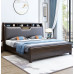 Zijin Sandalwood Double Bed 1 8m Modern Minimalist Luxury Soft Storage Bed