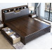 Zijin Sandalwood Double Bed 1 8m Modern Minimalist Luxury Soft Storage Bed