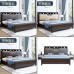 Zijin Sandalwood Double Bed 1 8m Modern Minimalist Luxury Soft Storage Bed