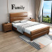 Wood Single Bed 1m Adult Elderly Hard Frame Small Size
