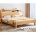 Modern Simplistic Double Bed Oak Storage Single Bed Modern Simplistic Double Bed Oak Storage Single Bed