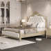 European Carved Full Wood Double Bed Luxury American Princess Court Bed European Carved Full Wood Double Bed Luxury American Princess Court Bed