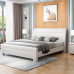 Chinese Solid Wood Bed 180cm King 150cm Double Economy Simple Modern Furniture Master Bedroom Storage Chinese Solid Wood Bed 180cm King 150cm Double Economy Simple Modern Furniture Master Bedroom Storage