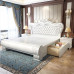 Modern Double Bed White Princess Bed 2m Wide Modern Double Bed White Princess Bed 2m Wide