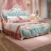 European Bed King Size Bedroom Princess Bed Carved Flower Bed Simple European Wedding Bed Furniture Combination European Bed King Size Bedroom Princess Bed Carved Flower Bed Simple European Wedding Bed Furniture Combination