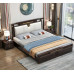 Modern Double Bed HighGrade Soft Pack Main Bedroom Storage Bed for Wedding