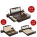 Modern Double Bed HighGrade Soft Pack Main Bedroom Storage Bed for Wedding