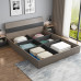 Modern Minimalist Tatami Bed 180cm Main Bedroom Small Apartment High Cabinet Storage Bed Modern Minimalist Tatami Bed 180cm Main Bedroom Small Apartment High Cabinet Storage Bed