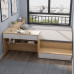 Small Single Bed Lounger Desk Storage Bed Footprint Space Saver Combination Customized Children Bed