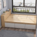 Small Single Bed Lounger Desk Storage Bed Footprint Space Saver Combination Customized Children Bed