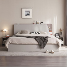 Modern Minimalist Box Frame Storage Bed Master Bedroom Home 150cm Double Bed Modern Minimalist Box Frame Storage Bed Master Bedroom Home 150cm Double Bed