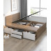 Single Bedroom Minimalist 120cm Tatami Storag Bed Modern Apartment Drawer Bed Single Bedroom Minimalist 120cm Tatami Storag Bed Modern Apartment Drawer Bed