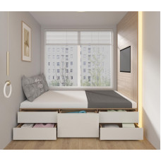 Small Apartment No Headboard Bunk Bed Storage Box Single Bed Designer Apartment Small Apartment No Headboard Bunk Bed Storage Box Single Bed Designer Apartment