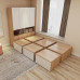 Small Apartment Multipurpose Bed Wardrobe Storage Drawers Platform Bed 120cm Single Bed Small Apartment Multipurpose Bed Wardrobe Storage Drawers Platform Bed 120cm Single Bed
