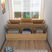 Modern Minimalist Single Bed Small Bedroom Tatami Bed Desk Combination Multifunctional Storage Bed Modern Minimalist Single Bed Small Bedroom Tatami Bed Desk Combination Multifunctional Storage Bed