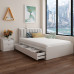 Modern Scandinavian Bedroom Storage for Single Bed 120cm Drawer for Adults Modern Scandinavian Bedroom Storage for Single Bed 120cm Drawer for Adults