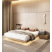 Japanese Minimalist Futon Bed Modern Minimalist Bed Frame No Headboard Floating Low Platform Bed Japanese Minimalist Futon Bed Modern Minimalist Bed Frame No Headboard Floating Low Platform Bed