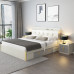 Luxury Modern Simple Pressure Box Storage Bed 150cm Small Bed Master Bed Double Bedside Open Luxury Modern Simple Pressure Box Storage Bed 150cm Small Bed Master Bed Double Bedside Open