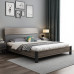 Nordic Modern Minimalist 180cm Double Bed Economy Solid Wood Bed for Rent With High Storage Bed Nordic Modern Minimalist 180cm Double Bed Economy Solid Wood Bed for Rent With High Storage Bed