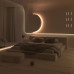 Minimalist Double Bed with Storage for Modern Bedroom Minimalist Double Bed with Storage for Modern Bedroom