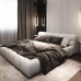Nordic Technology Fabric Bed Modern Minimalistic Luxury Master Bedroom 18 Soft Bed Italian Real Wood Tatami Double Bed Nordic Technology Fabric Bed Modern Minimalistic Luxury Master Bedroom 18 Soft Bed Italian Real Wood Tatami Double Bed