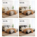 Modern Nordic Cream Bedding Master Bed Soft Envelope Puff Bed Fabrics