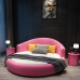 Double Bed Round Bed Wedding Bed Modern Minimalist Theme Hotel Couples Washable Master Bedroom for Small Home Double Bed Round Bed Wedding Bed Modern Minimalist Theme Hotel Couples Washable Master Bedroom for Small Home