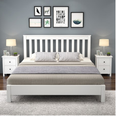 Modern Minimalist White Iron Bed Double Bed Reinforced Heavy Nordic 150cm Child Single Bed Modern Minimalist White Iron Bed Double Bed Reinforced Heavy Nordic 150cm Child Single Bed