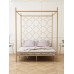 Environmental Friendly Double Bed Modern Minimalistic Creative Bed Frame Iron Bed Four Post Bed Frame Environmental Friendly Double Bed Modern Minimalistic Creative Bed Frame Iron Bed Four Post Bed Frame